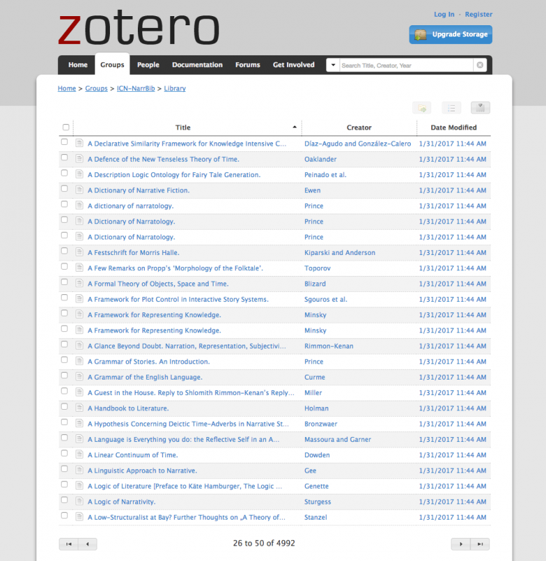 Zotero screenshot